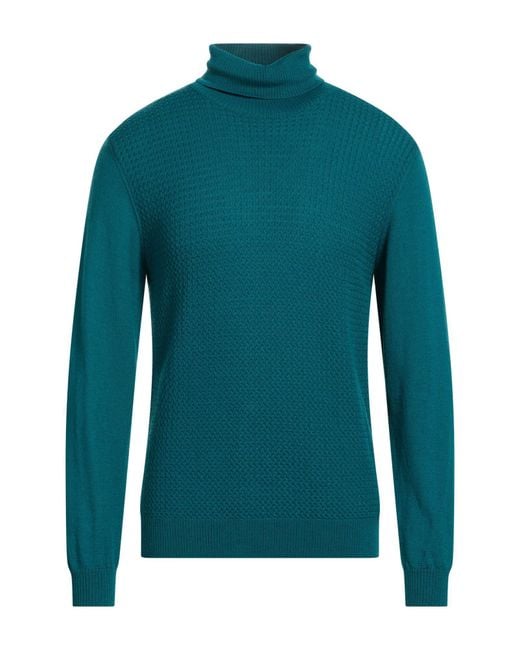 Manuel Ritz Green Turtleneck for men