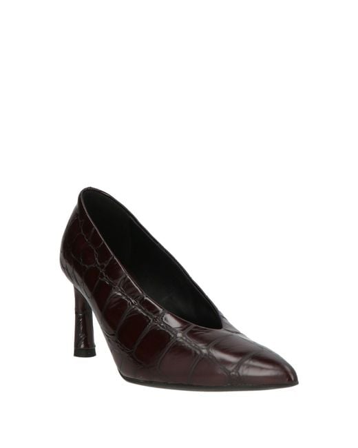 Halmanera Brown Pumps Leather