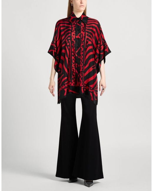 Dolce & Gabbana Red Shirt Silk