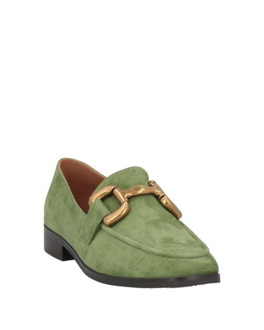 Bibi Lou Green Loafers