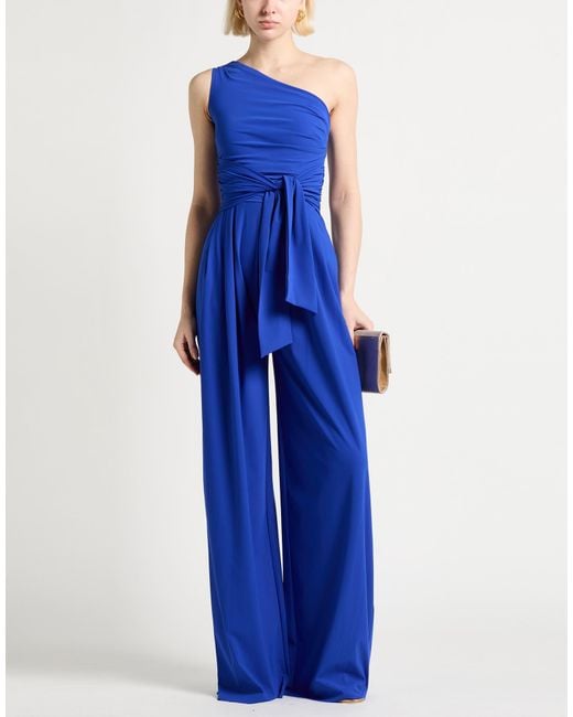 La Petite Robe Di Chiara Boni Blue Jumpsuit