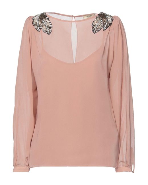 Liu Jo Chiffon Blouse in Blush (Pink 