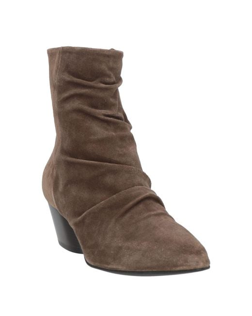 Halmanera Brown Ankle Boots