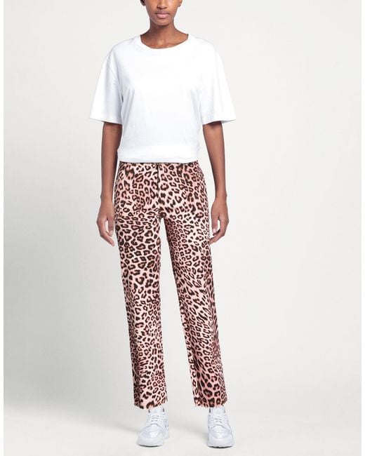A PAPER KID Red Jeans Cotton