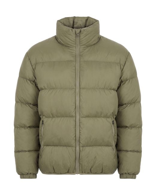 Napapijri Green Military Puffer Polyamide for men