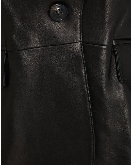Amiri Black Blazer Leather
