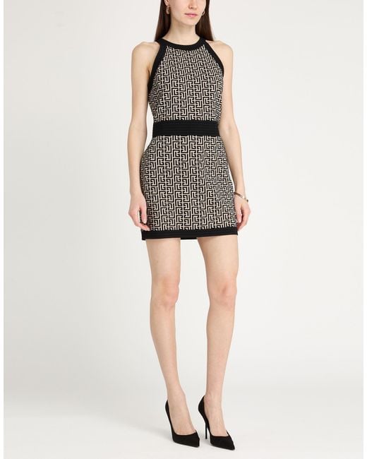 Balmain Black Mini Dress