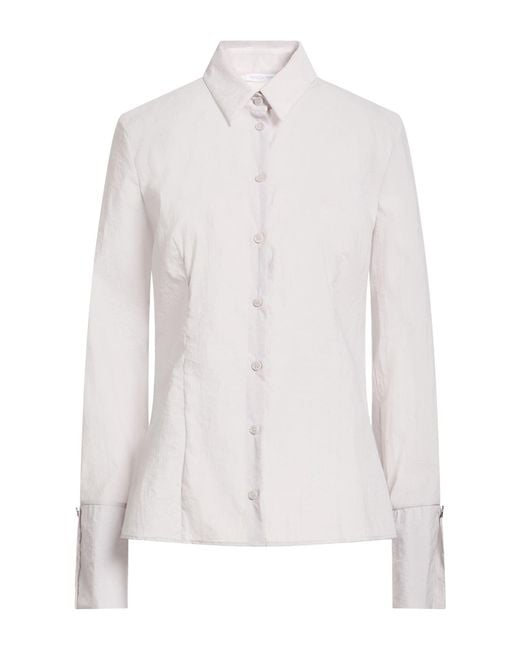 Patrizia Pepe White Shirt Polyamide, Elastane