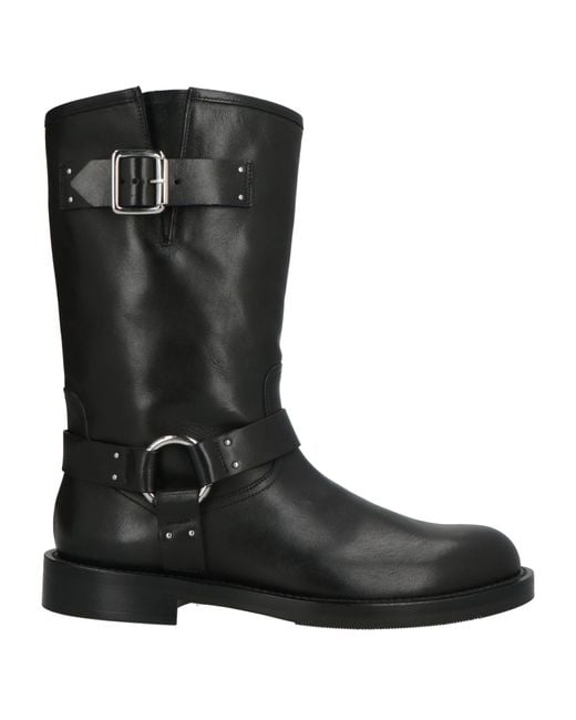 Guglielmo Rotta Black Ankle Boots Leather
