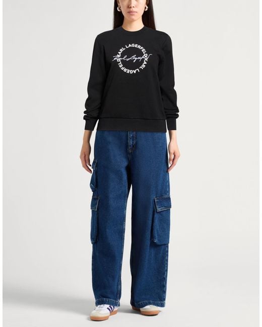 Karl Lagerfeld Black Sweatshirt