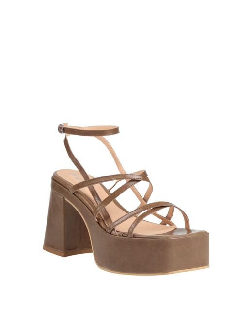FRU.IT Green Sandals Leather