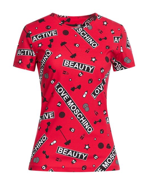 Love Moschino Red T-Shirt