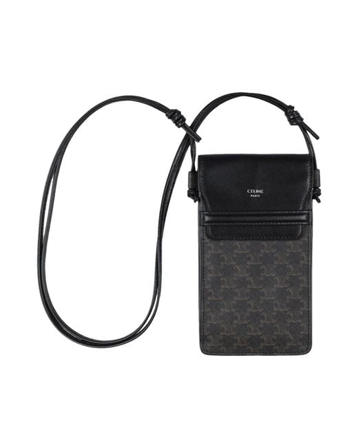 Céline Black Covers & Cases Leather