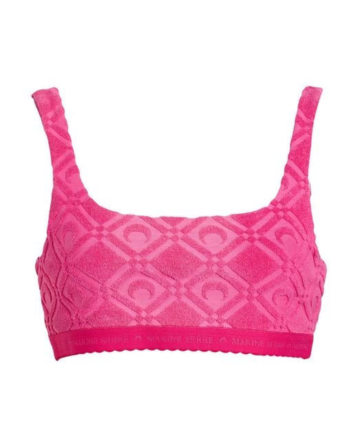 Top MARINE SERRE en coloris Pink