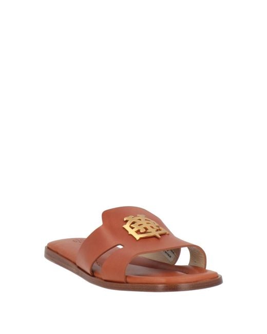 Eleventy Brown Sandals Leather