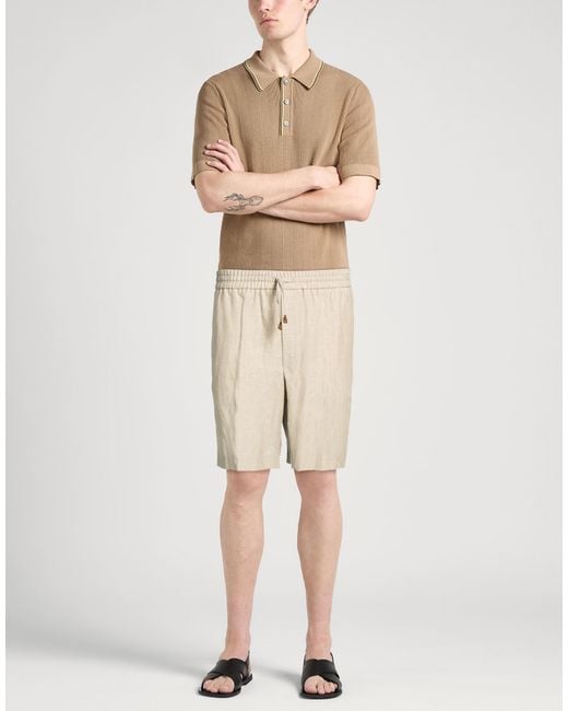 Brioni Natural Shorts & Bermuda Shorts for men