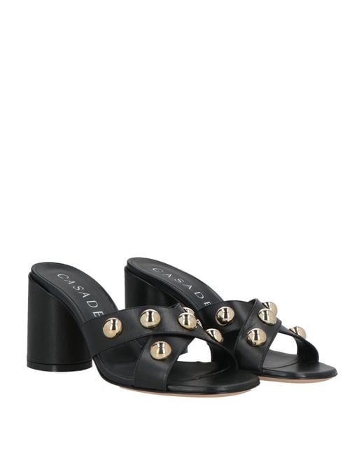 Casadei Black Sandals