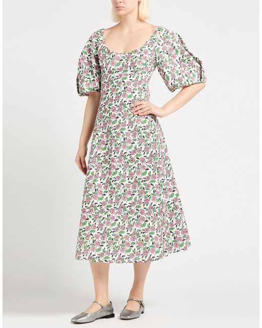 KENZO White Midi Dress