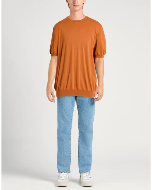 Gran Sasso Orange Jumper for men