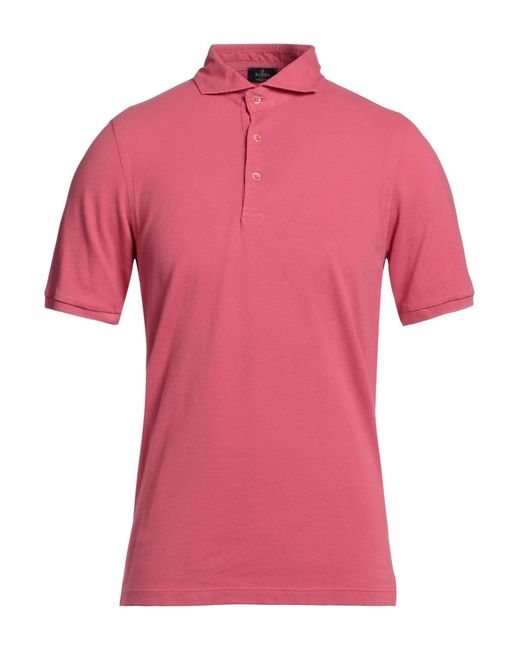 Barba Napoli Pink Polo Shirt for men