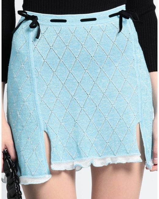 Cormio Blue Mini Skirt