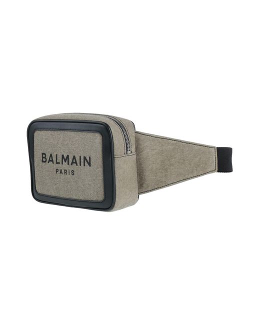 Balmain Bum Bag in Gray for Men Lyst