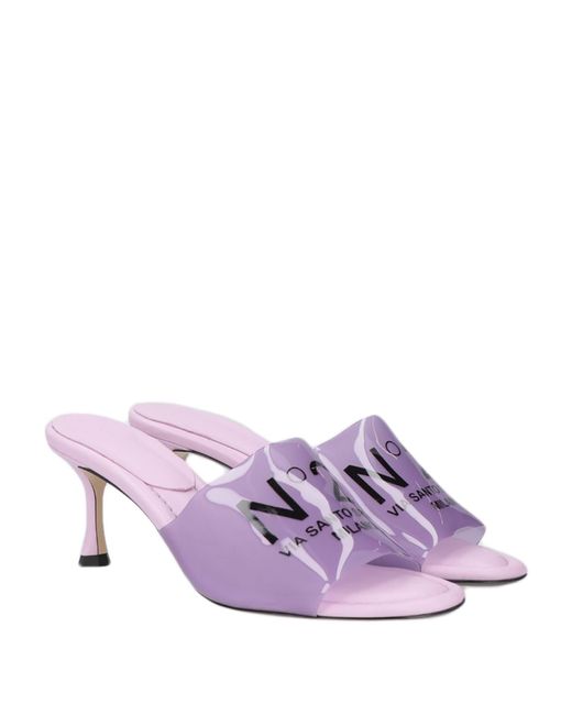 N°21 Purple Sandals