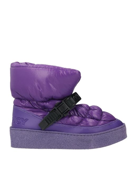 Khrisjoy Purple Ankle Boots