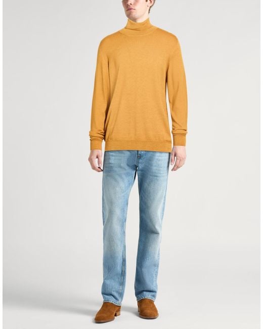 Drumohr Yellow Turtleneck for men