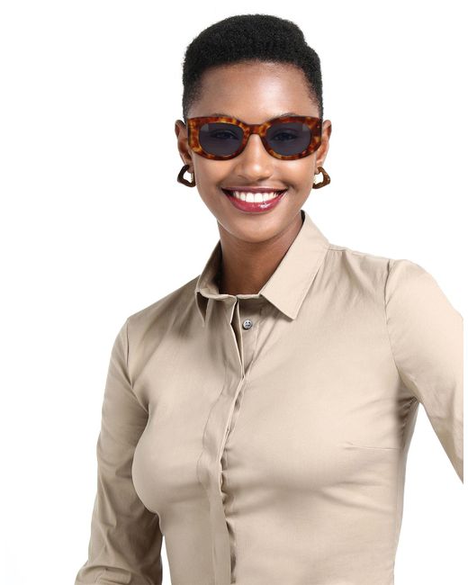 Victoria Beckham Blue Sunglasses