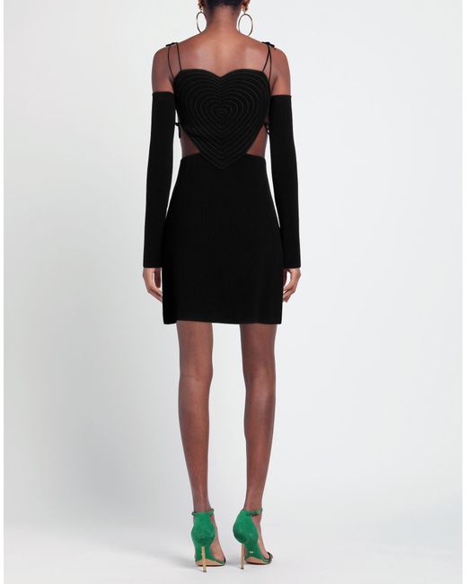 Mach & Mach Black Mini-Kleid