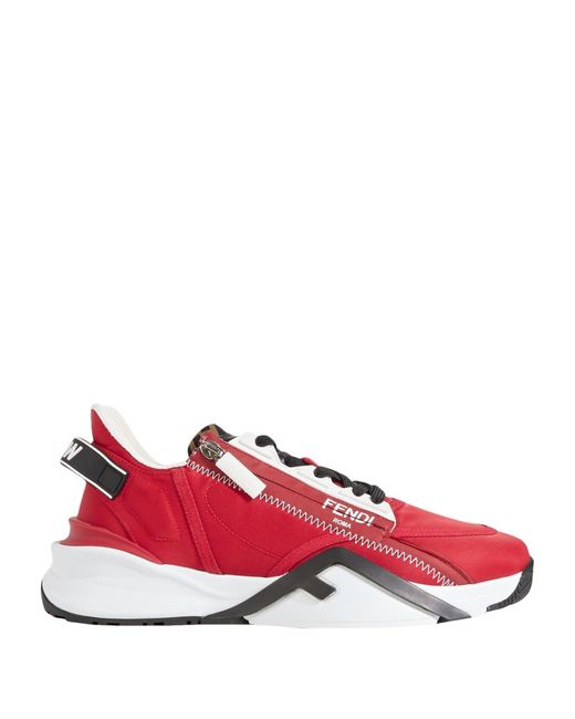 Red shop fendi sneakers