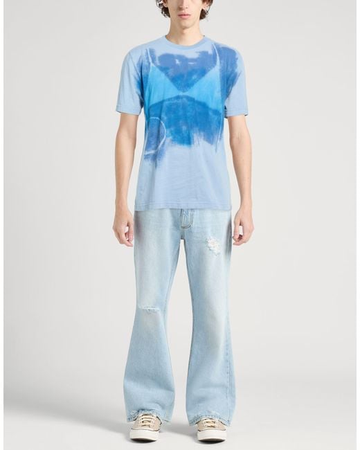 BOTTER Blue T-Shirt Cotton for men
