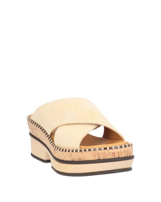 Chloé Natural Sandals Leather