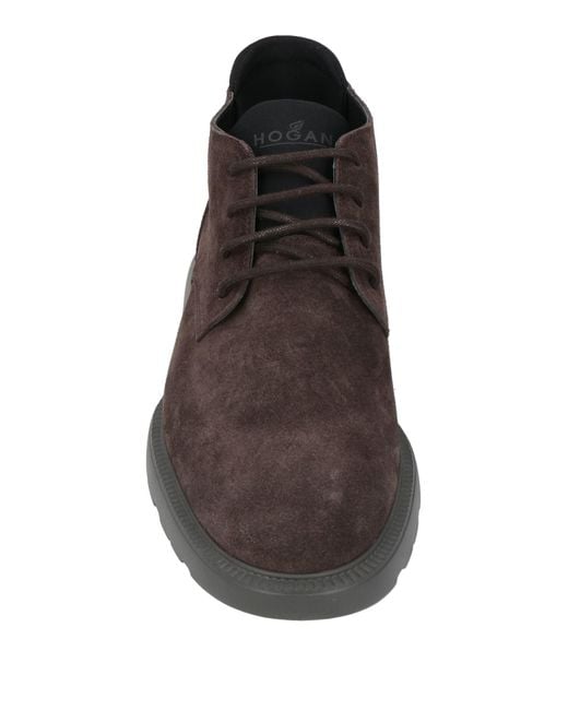 Hogan Brown Ankle Boots for men