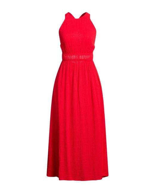 Xirena Red Maxi Dress Cotton