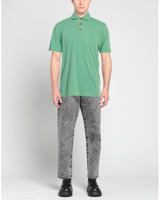 Heritage Green Polo Shirt for men