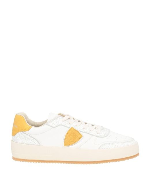 Philippe Model Natural Sneakers Leather for men