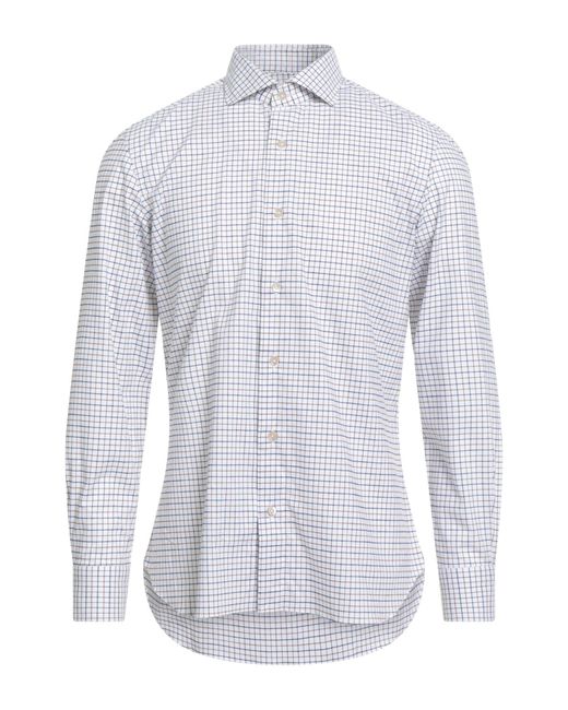 Boglioli White Shirt Cotton for men
