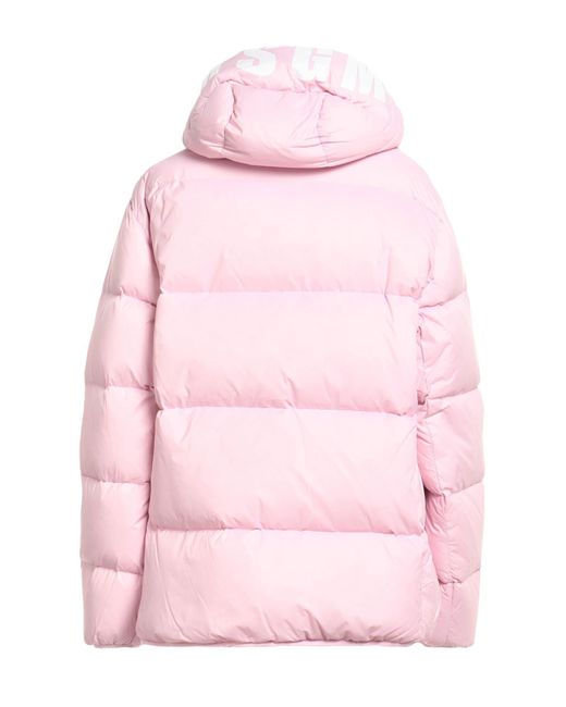 MSGM Pink Pufferjacke & Daunenjacke