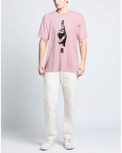 Raf Simons T-shirts in Pink für Herren
