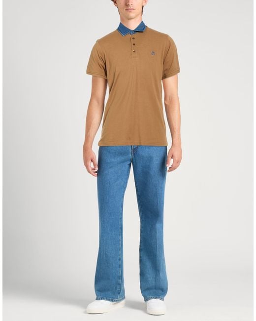 Harmont & Blaine Brown Polo Shirt Cotton for men