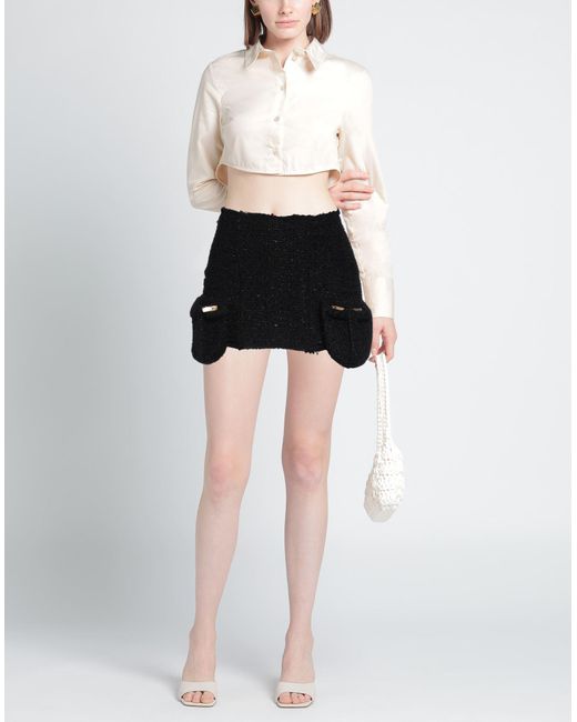 Blumarine Black Mini Skirt