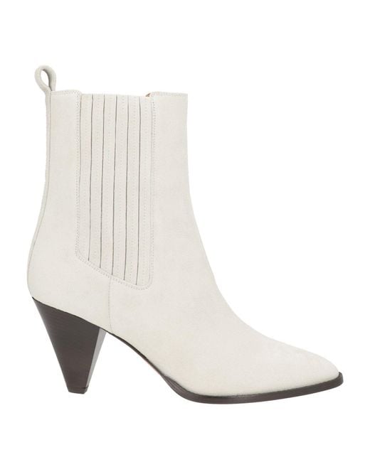 Isabel Marant White Ankle Boots