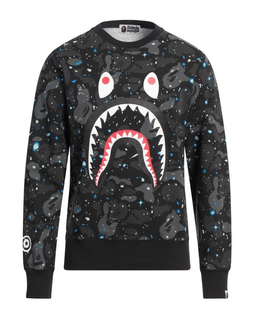 A Bathing Ape Black Sweatshirt for men