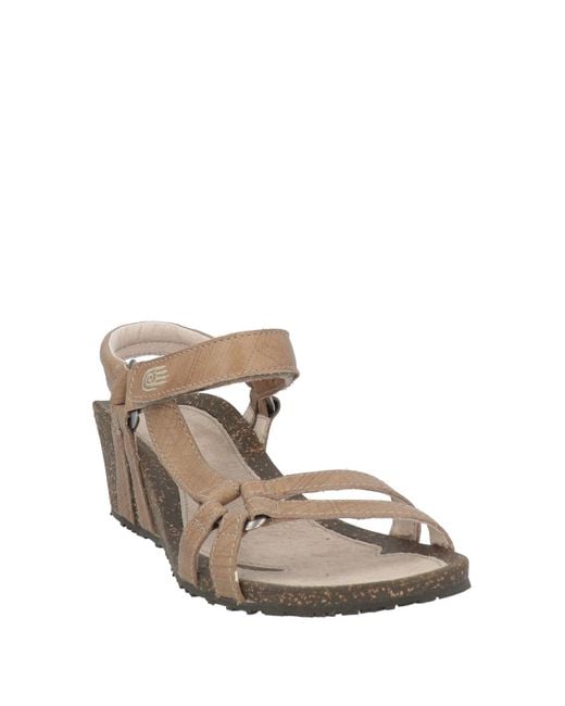 Teva White Khaki Sandals Leather
