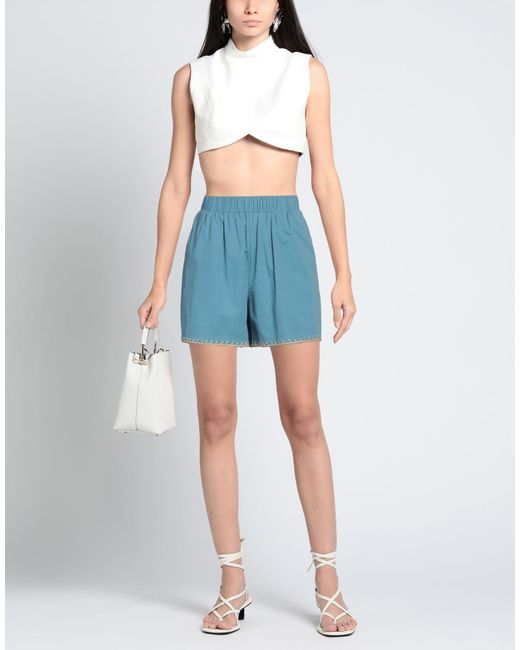 RED Valentino Blue Shorts & Bermuda Shorts