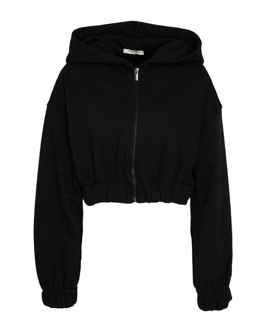hinnominate Black Sweatshirt Cotton, Polyester