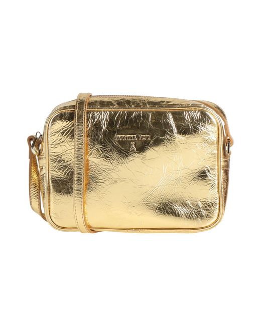 Patrizia Pepe Metallic Cross-Body Bag Leather