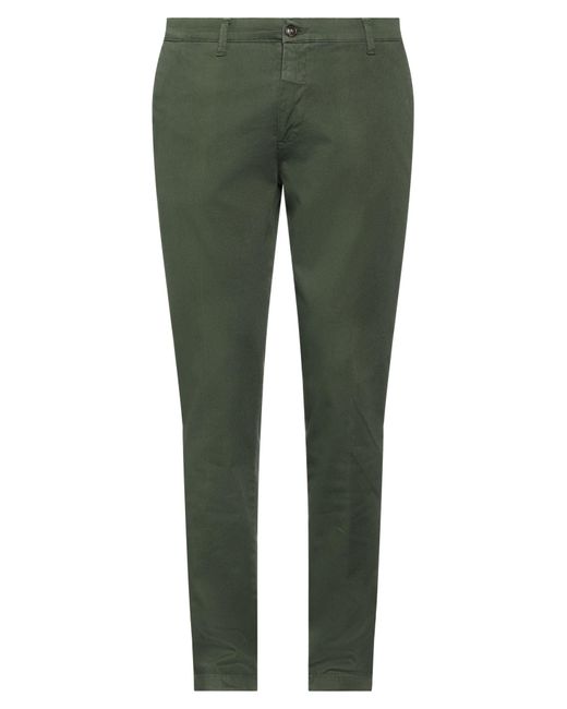 Les Copains Green Pants for men